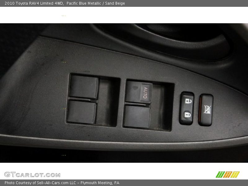 Pacific Blue Metallic / Sand Beige 2010 Toyota RAV4 Limited 4WD