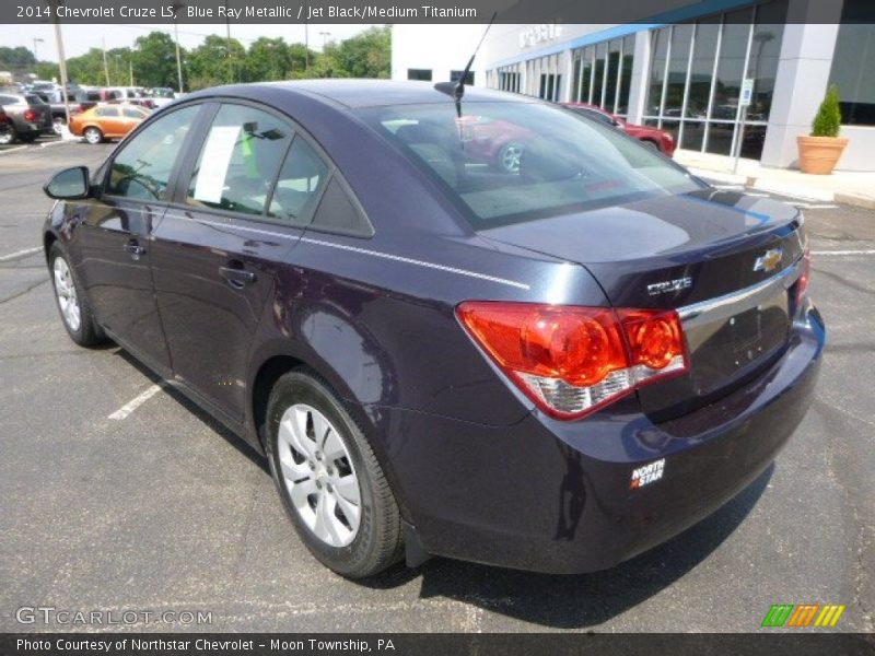 Blue Ray Metallic / Jet Black/Medium Titanium 2014 Chevrolet Cruze LS