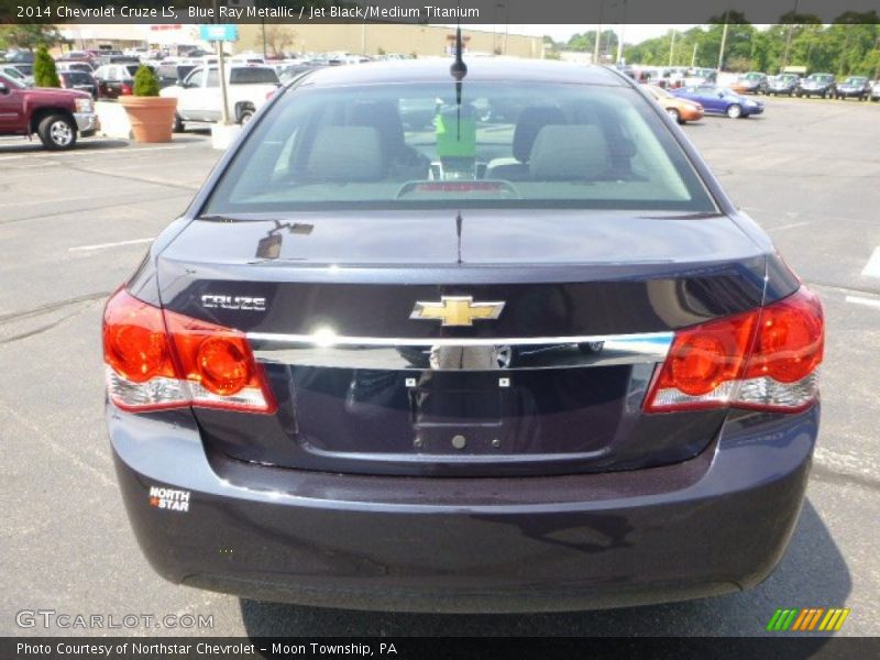 Blue Ray Metallic / Jet Black/Medium Titanium 2014 Chevrolet Cruze LS
