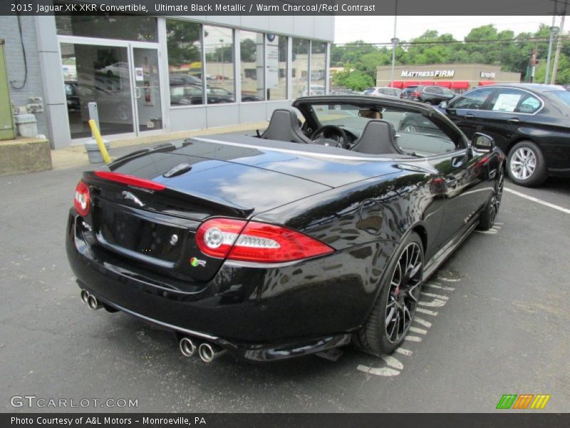 Ultimate Black Metallic / Warm Charcoal/Red Contrast 2015 Jaguar XK XKR Convertible