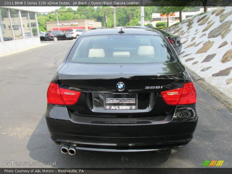 Jet Black / Oyster/Black Dakota Leather 2011 BMW 3 Series 328i xDrive Sedan