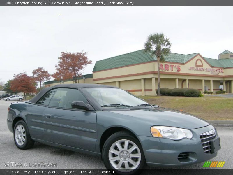 Magnesium Pearl / Dark Slate Gray 2006 Chrysler Sebring GTC Convertible