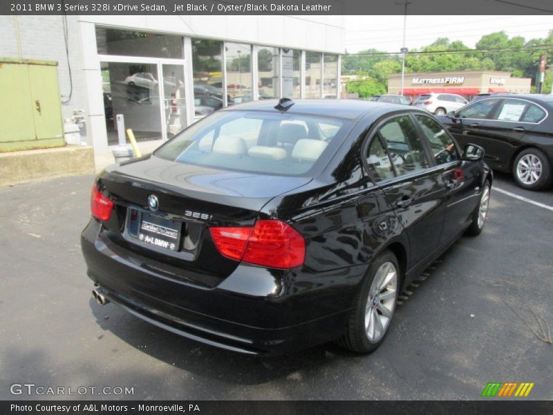 Jet Black / Oyster/Black Dakota Leather 2011 BMW 3 Series 328i xDrive Sedan