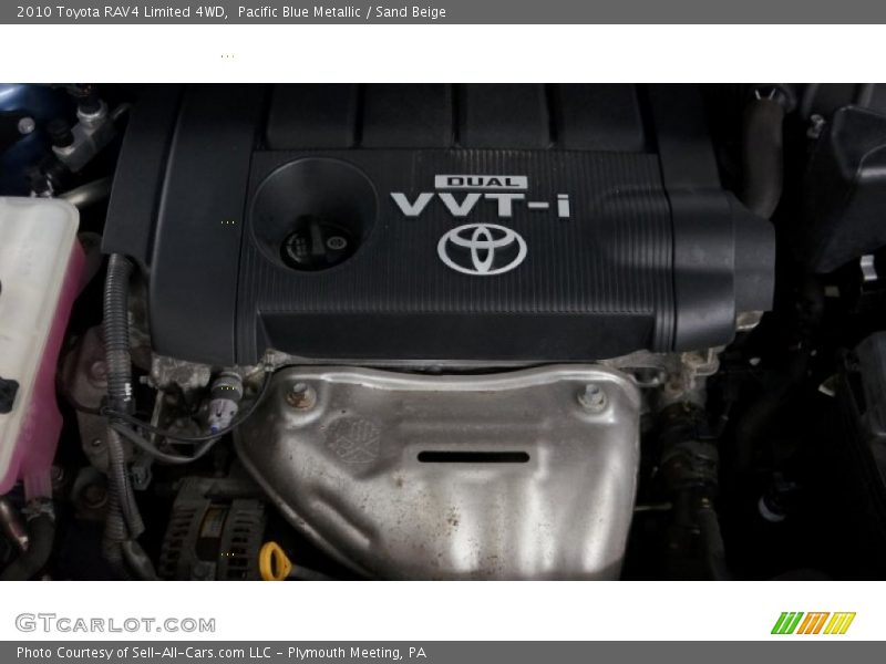 Pacific Blue Metallic / Sand Beige 2010 Toyota RAV4 Limited 4WD