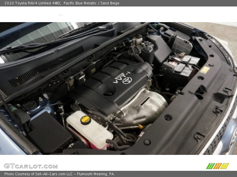Pacific Blue Metallic / Sand Beige 2010 Toyota RAV4 Limited 4WD