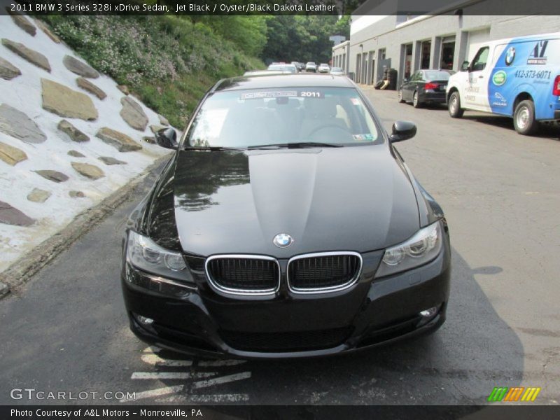 Jet Black / Oyster/Black Dakota Leather 2011 BMW 3 Series 328i xDrive Sedan