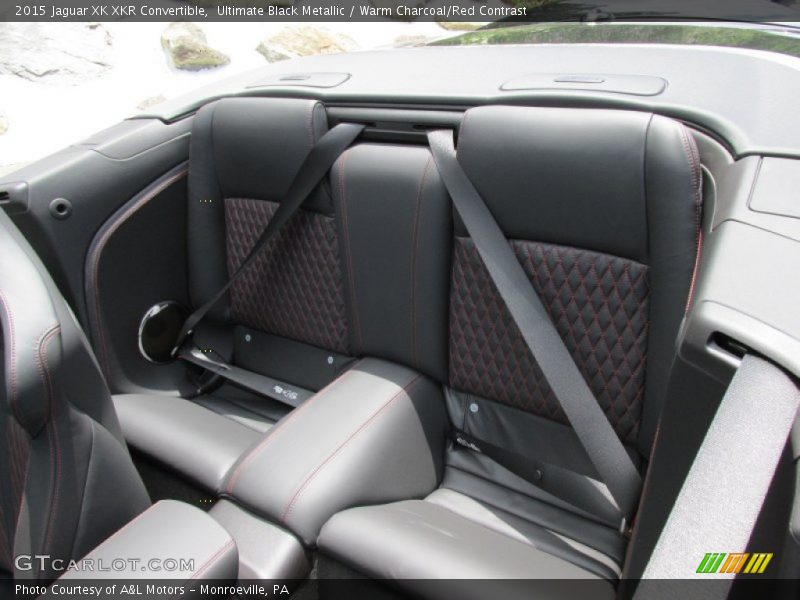 Rear Seat of 2015 XK XKR Convertible