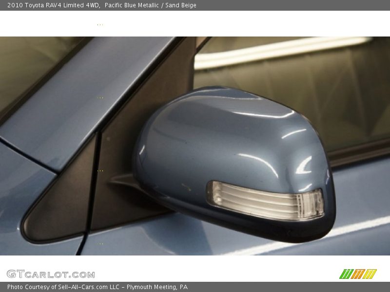 Pacific Blue Metallic / Sand Beige 2010 Toyota RAV4 Limited 4WD