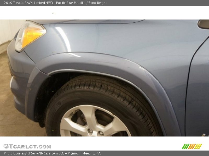 Pacific Blue Metallic / Sand Beige 2010 Toyota RAV4 Limited 4WD