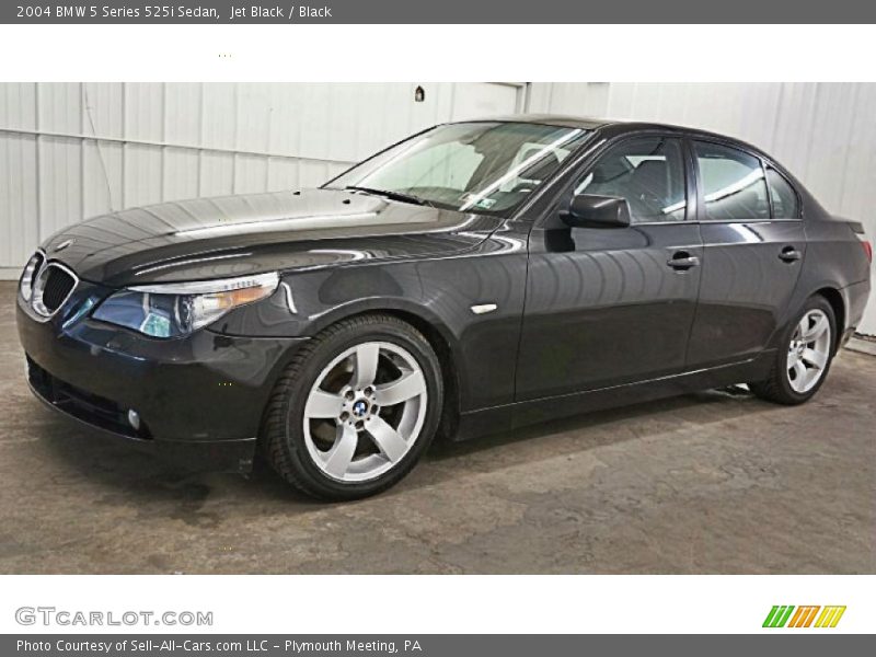 Jet Black / Black 2004 BMW 5 Series 525i Sedan