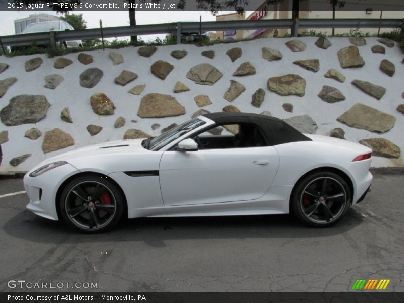  2015 F-TYPE V8 S Convertible Polaris White