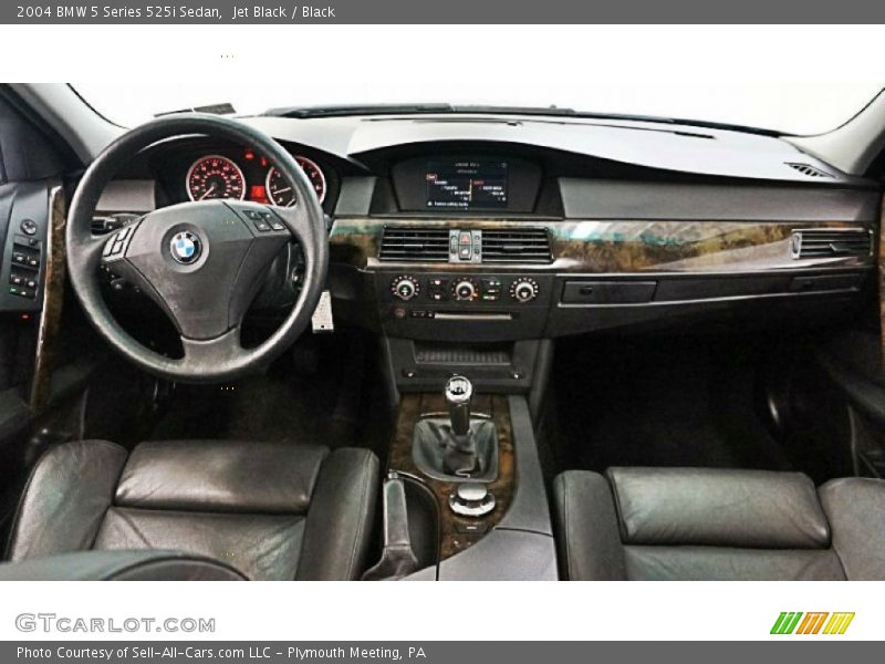 Jet Black / Black 2004 BMW 5 Series 525i Sedan