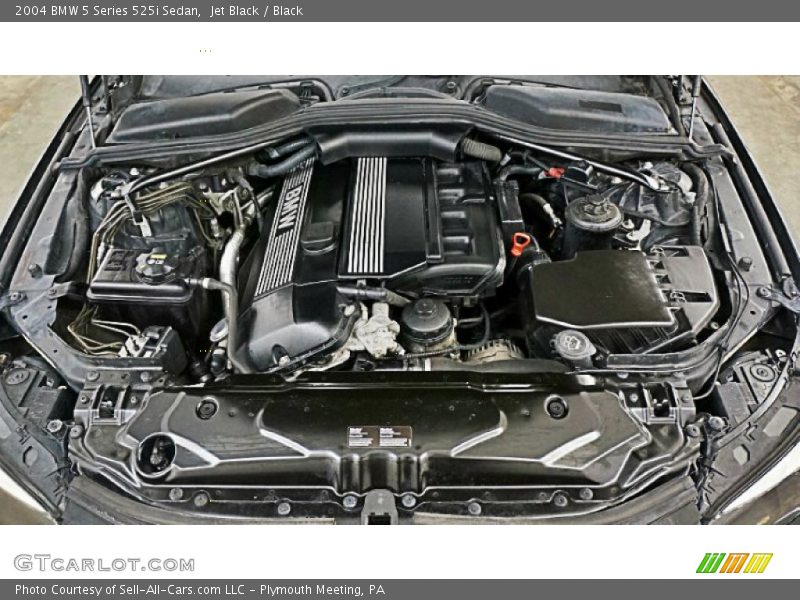 Jet Black / Black 2004 BMW 5 Series 525i Sedan