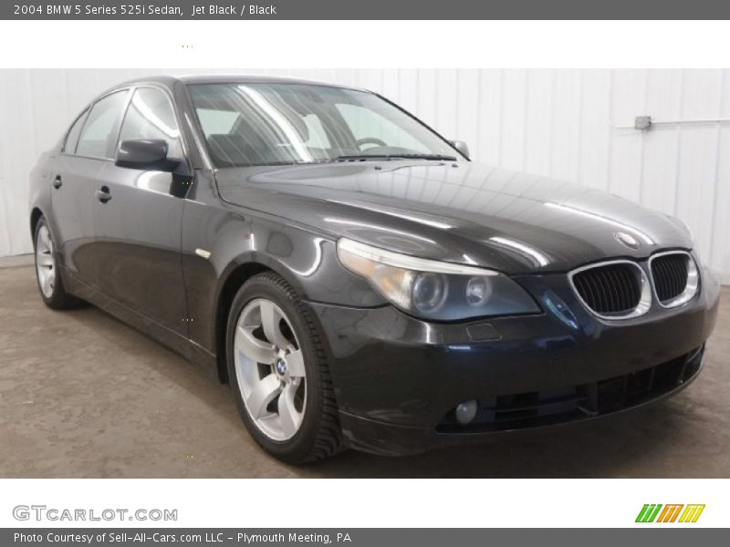 Jet Black / Black 2004 BMW 5 Series 525i Sedan