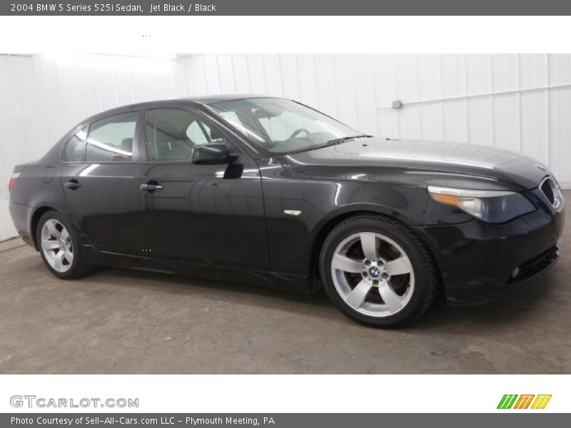 Jet Black / Black 2004 BMW 5 Series 525i Sedan