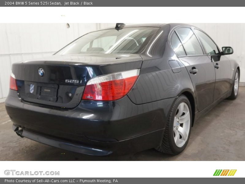 Jet Black / Black 2004 BMW 5 Series 525i Sedan