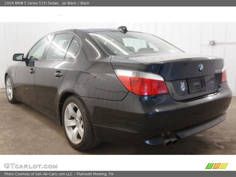 Jet Black / Black 2004 BMW 5 Series 525i Sedan
