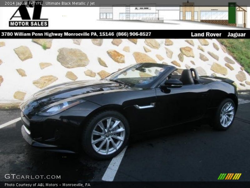 Ultimate Black Metallic / Jet 2014 Jaguar F-TYPE