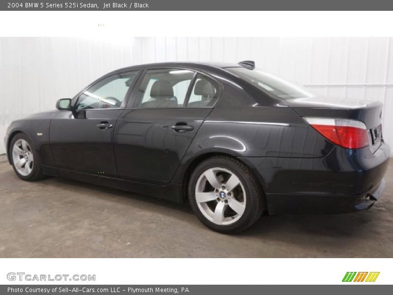 Jet Black / Black 2004 BMW 5 Series 525i Sedan