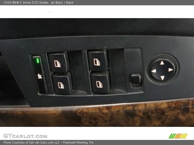 Jet Black / Black 2004 BMW 5 Series 525i Sedan