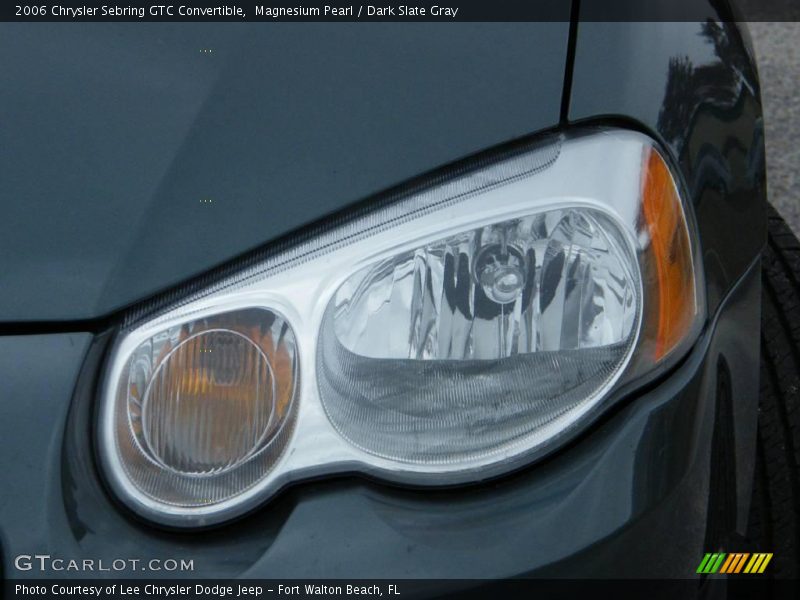 Magnesium Pearl / Dark Slate Gray 2006 Chrysler Sebring GTC Convertible
