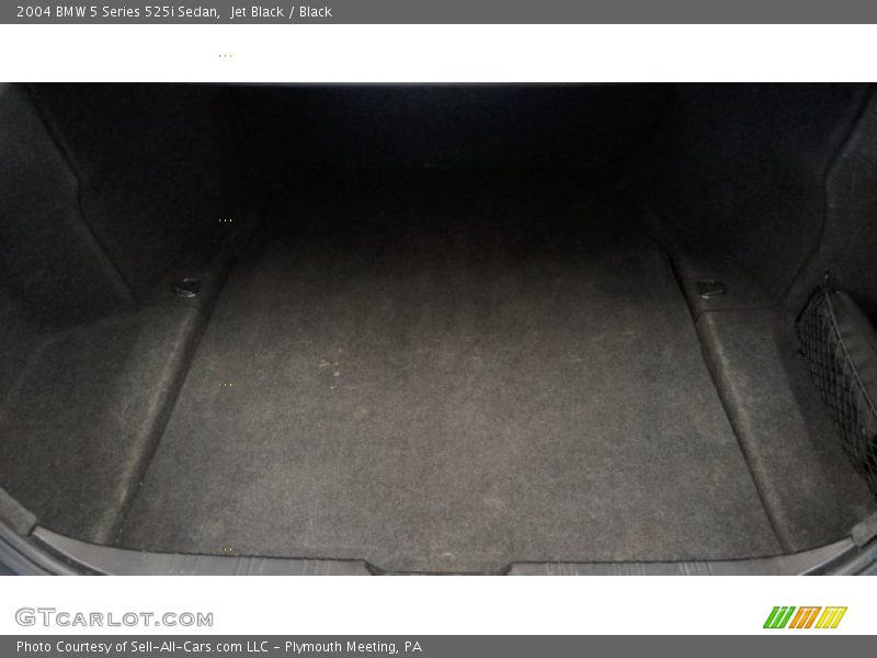 Jet Black / Black 2004 BMW 5 Series 525i Sedan