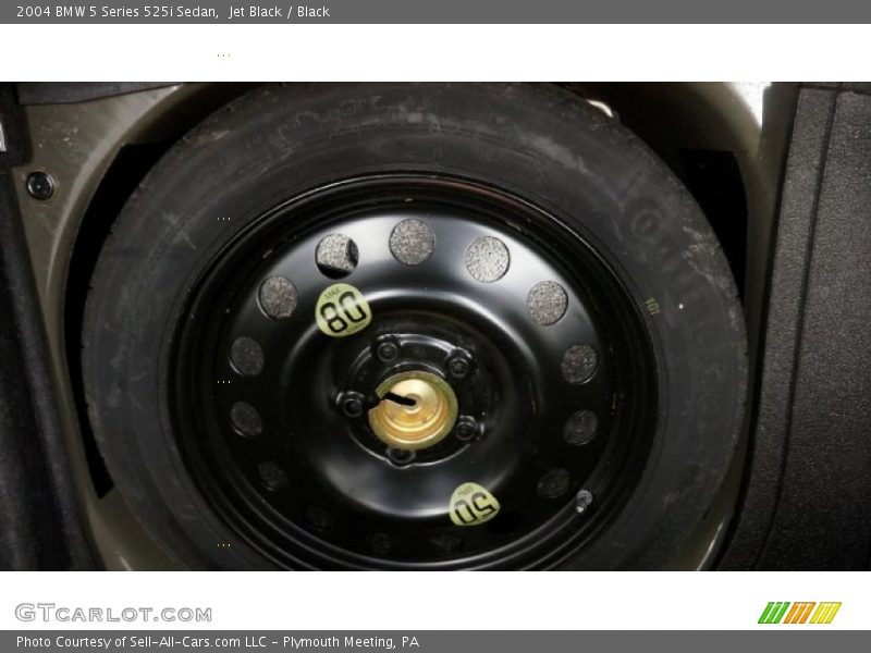 Jet Black / Black 2004 BMW 5 Series 525i Sedan