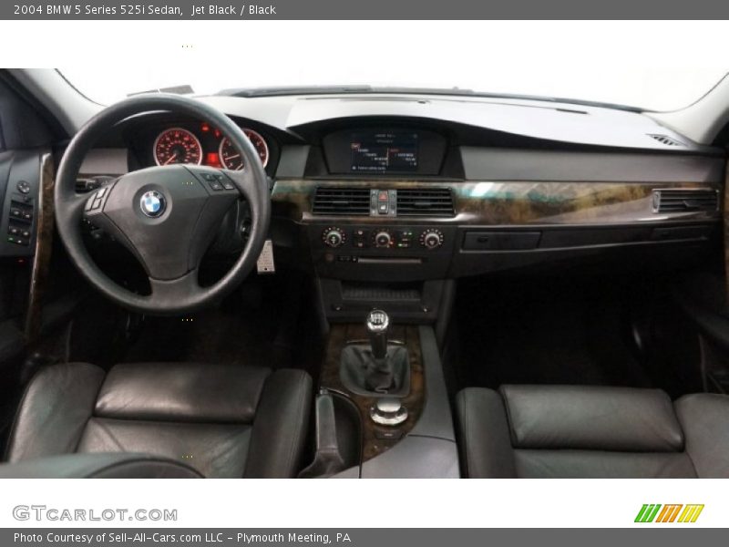 Jet Black / Black 2004 BMW 5 Series 525i Sedan