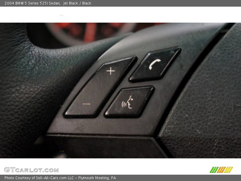 Jet Black / Black 2004 BMW 5 Series 525i Sedan