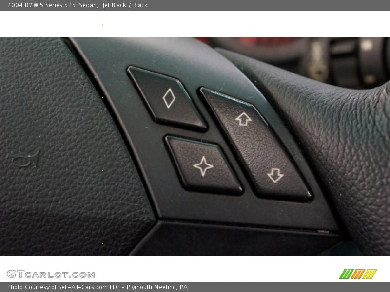 Jet Black / Black 2004 BMW 5 Series 525i Sedan