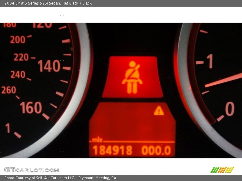 Jet Black / Black 2004 BMW 5 Series 525i Sedan