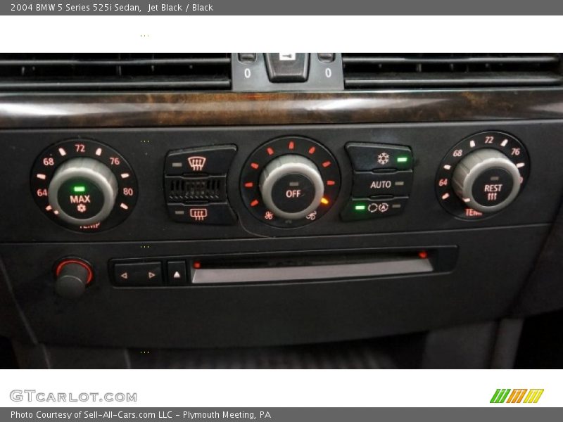 Jet Black / Black 2004 BMW 5 Series 525i Sedan