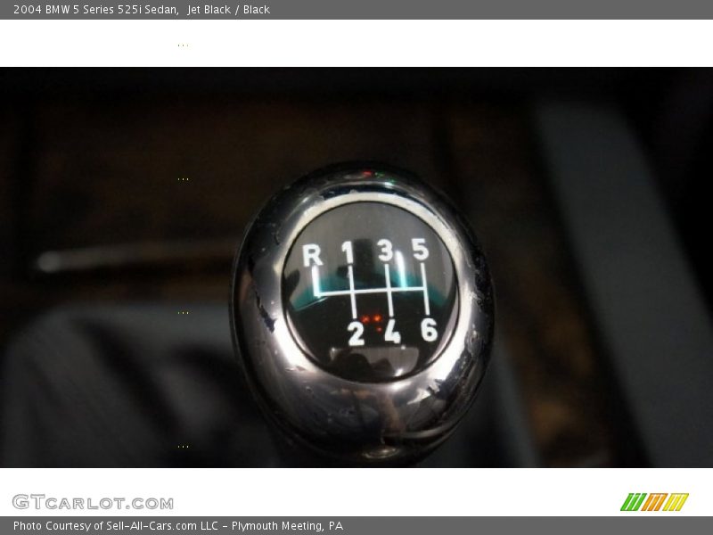 Jet Black / Black 2004 BMW 5 Series 525i Sedan