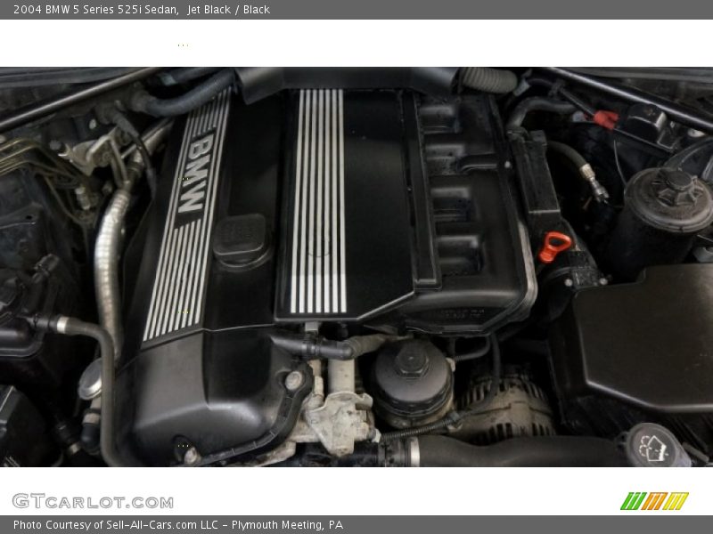 Jet Black / Black 2004 BMW 5 Series 525i Sedan