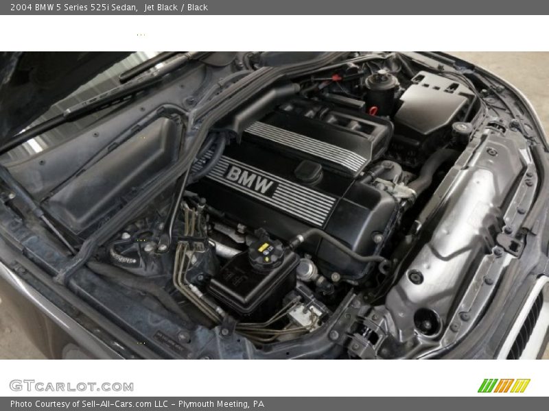 Jet Black / Black 2004 BMW 5 Series 525i Sedan