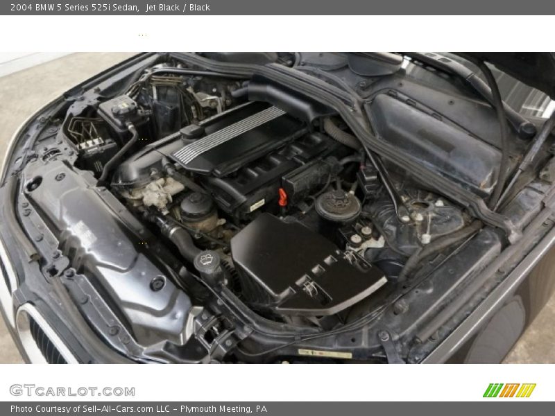 Jet Black / Black 2004 BMW 5 Series 525i Sedan