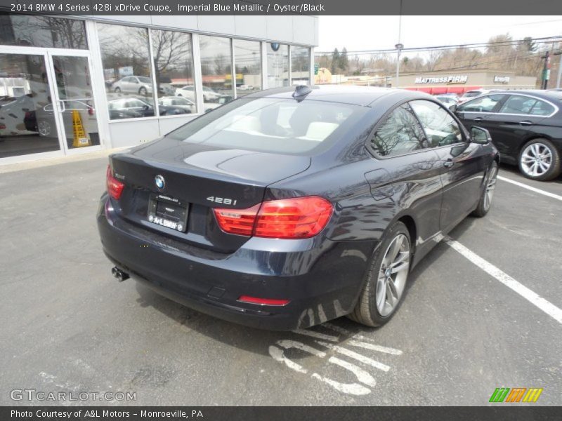 Imperial Blue Metallic / Oyster/Black 2014 BMW 4 Series 428i xDrive Coupe