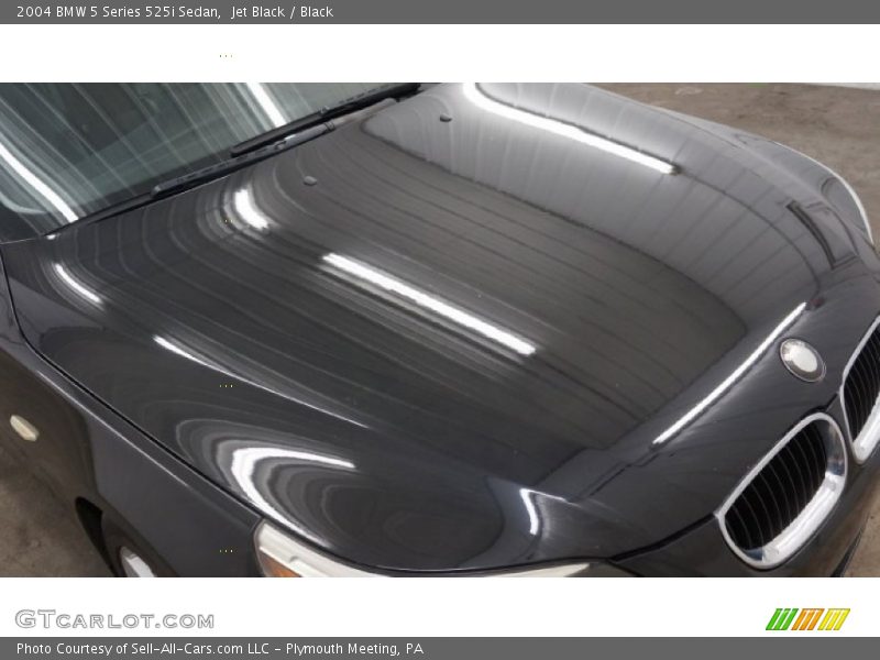 Jet Black / Black 2004 BMW 5 Series 525i Sedan