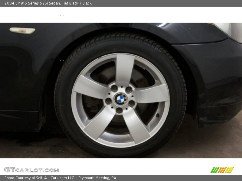 Jet Black / Black 2004 BMW 5 Series 525i Sedan