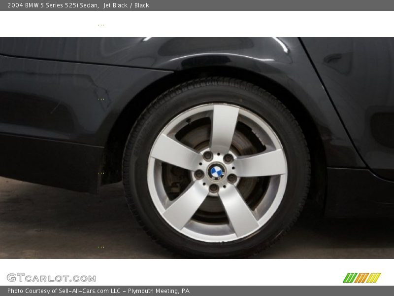 Jet Black / Black 2004 BMW 5 Series 525i Sedan