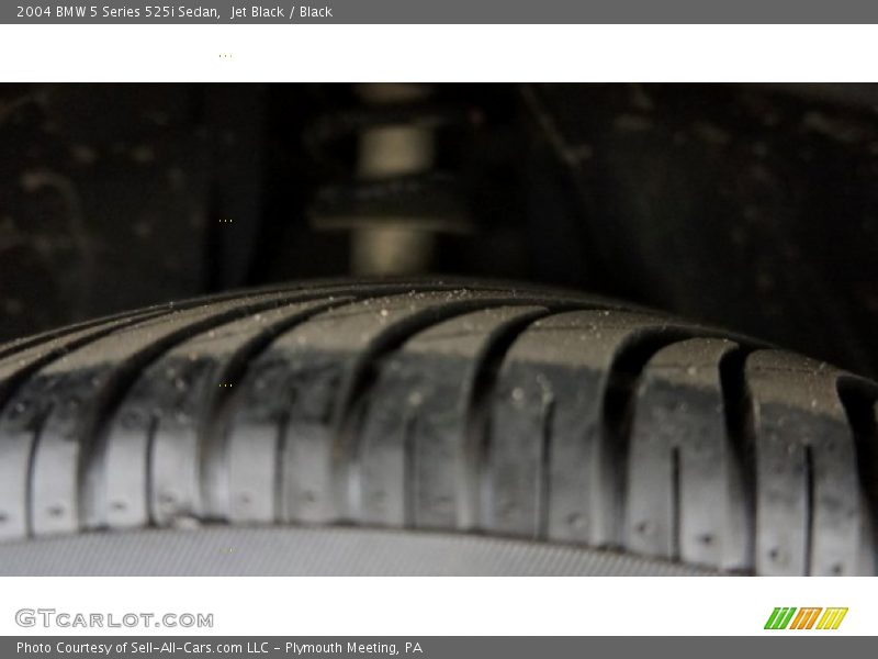 Jet Black / Black 2004 BMW 5 Series 525i Sedan