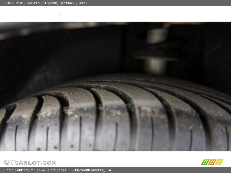 Jet Black / Black 2004 BMW 5 Series 525i Sedan