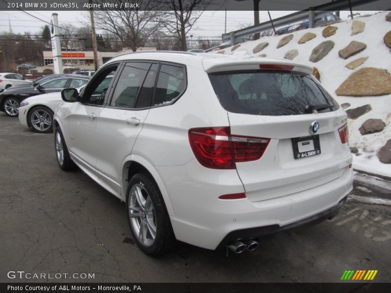 Alpine White / Black 2014 BMW X3 xDrive35i