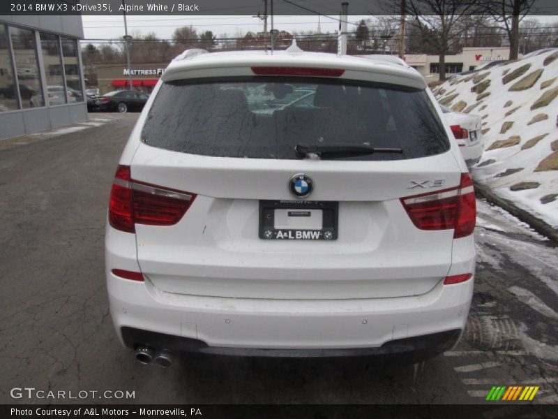 Alpine White / Black 2014 BMW X3 xDrive35i