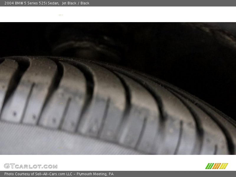 Jet Black / Black 2004 BMW 5 Series 525i Sedan