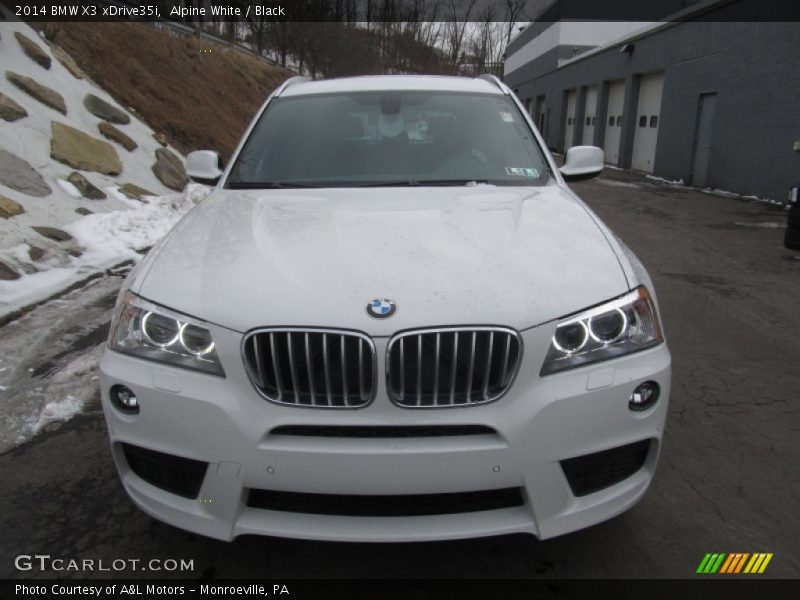 Alpine White / Black 2014 BMW X3 xDrive35i