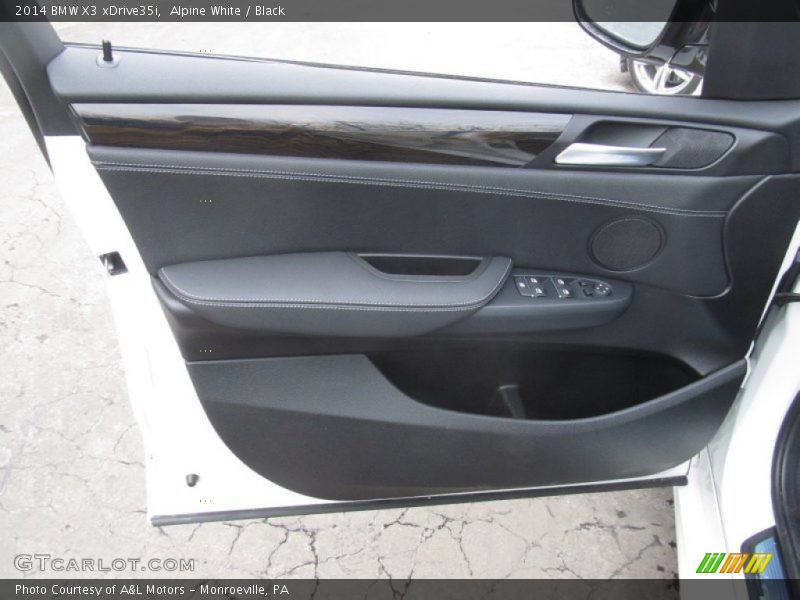 Alpine White / Black 2014 BMW X3 xDrive35i
