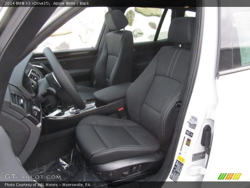 Alpine White / Black 2014 BMW X3 xDrive35i