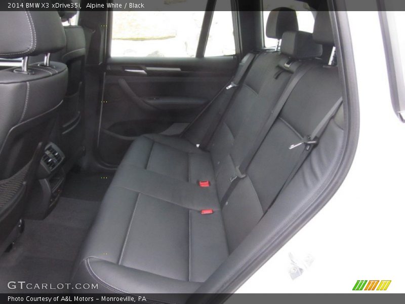 Alpine White / Black 2014 BMW X3 xDrive35i