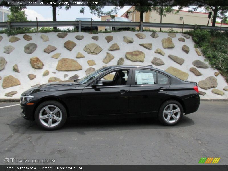 Jet Black / Black 2014 BMW 3 Series 328i xDrive Sedan